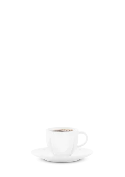 Kaffekop m. underkop 28 cl