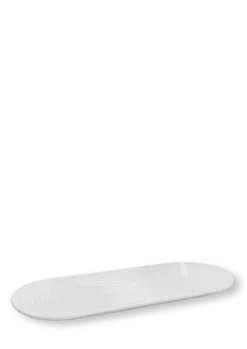 Ovalt serveringsfad 48x20 cm